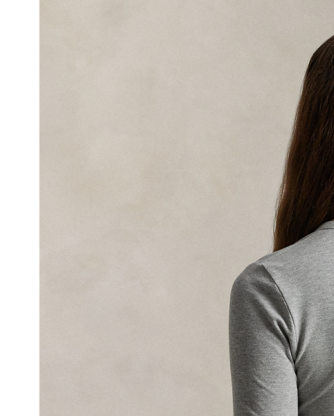 Made from a lightweight stretch-cotton blend, this crewneck cardigan is detailed with one-button cuffs and our signature embroidered Pony.