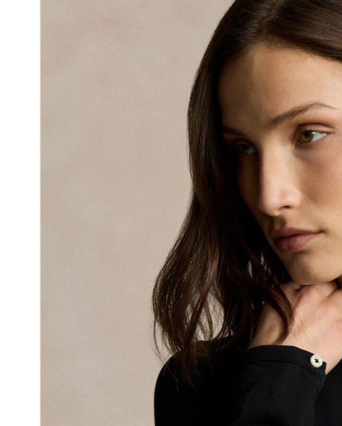 Made from a lightweight stretch-cotton blend, this crewneck cardigan is detailed with one-button cuffs and our signature embroidered Pony.