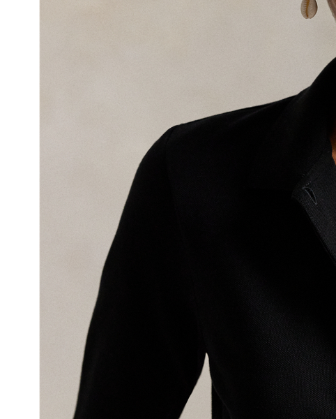 Crafted from stretch cotton piqué for a slim fit, this long-sleeve shirt combines a classic rib-knit Polo collar and a full-button placket. Our signature embroidered Pony adorns the chest.