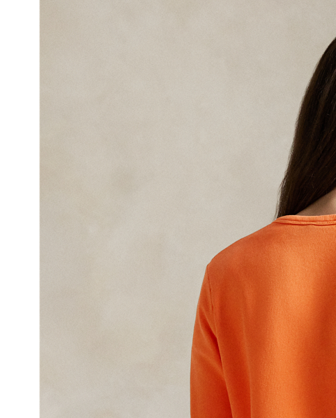 Smooth French terry and a snapped placket come together to create this crewneck cardigan, which is finished with our signature embroidered Pony on the chest.