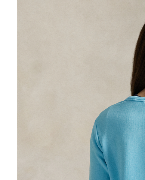 Smooth French terry and a snapped placket come together to create this crewneck cardigan, which is finished with our signature embroidered Pony on the chest.