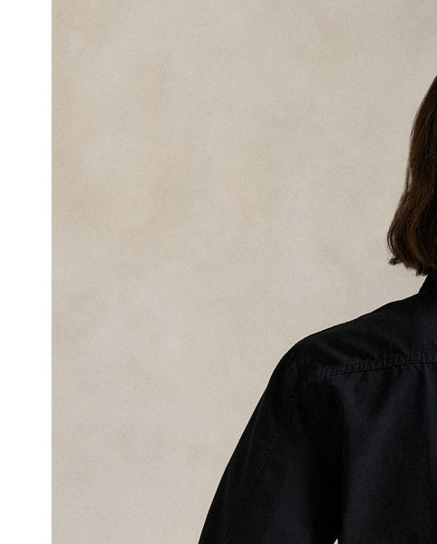 Inspired by the rustic style of a traditional surplus jacket, this piece is woven from cotton and detailed with utility-style pocketing on the chest and waist. It's treated with distinct nuances of shading, which will continue to age and fade over time for a unique appearance.