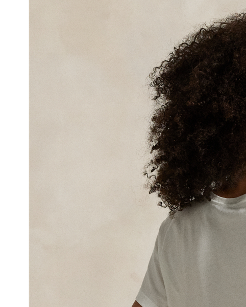 This jersey crewneck T-shirt is made from a cotton-modal blend and cut for a shrunken fit. Our signature Pony is embroidered above the right hem.