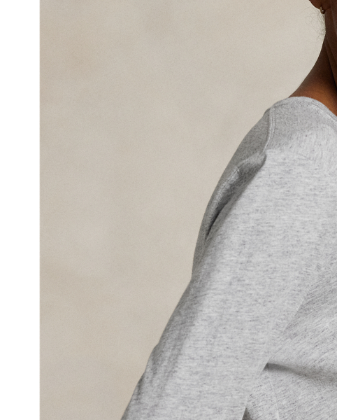 This jersey long-sleeve tee is made with a cotton-modal blend and cut for a Shrunken Fit. Our signature Pony is embroidered above the right hem.