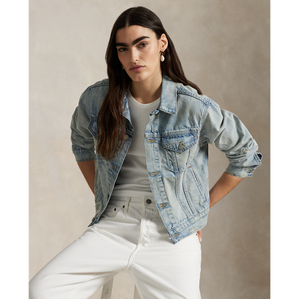 This version of the classic trucker jacket is rendered in medium-weight denim with an open-ended vintage-inspired character and a softer hand feel. It's washed for a light indigo hue and a treated with subtle grinding and uneven hand-sanding for a timeworn appeal.