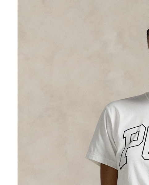 Our signature block-lettered "Polo" logo decorates the front of this cotton jersey crewneck T-shirt.