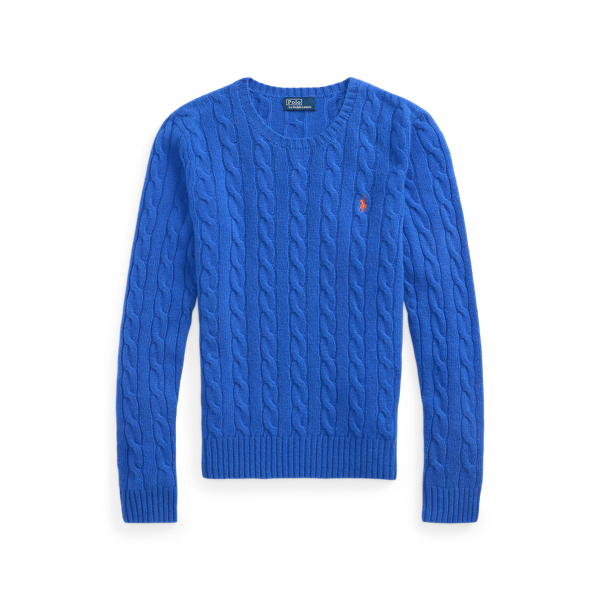 Pull à col rond cachemire et laine - Polo Ralph Lauren - Modalova