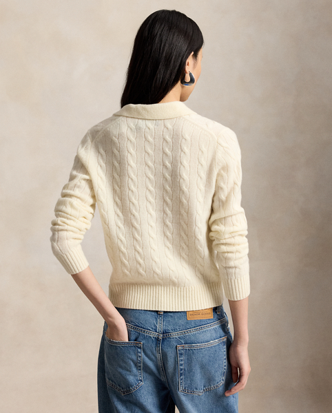 Maglia Polo Ralph Lauren in Lana e Cashmere