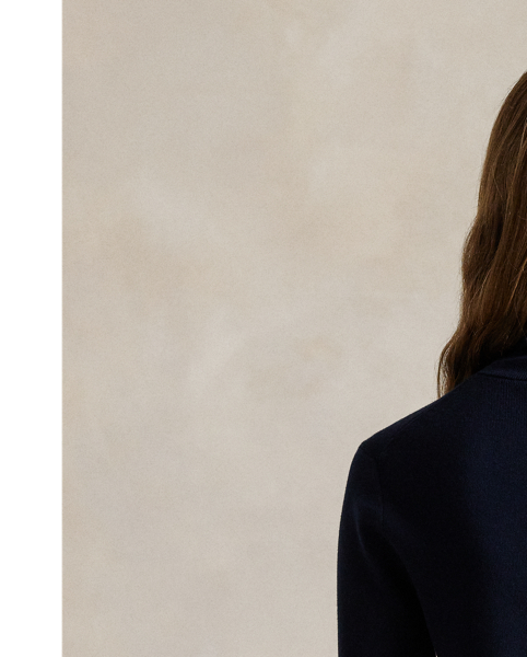 Defined by our jacquard-knit "Polo" logo, this slim-fitting roll neck jumper is crafted from stretch cotton-blend yarn to achieve a soft hand feel and a season-spanning light weight.