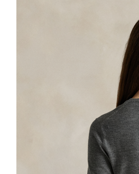 Knit with medium-weight Italian wool, this classic crewneck jumper is accented with our signature embroidered Pony at the left chest.