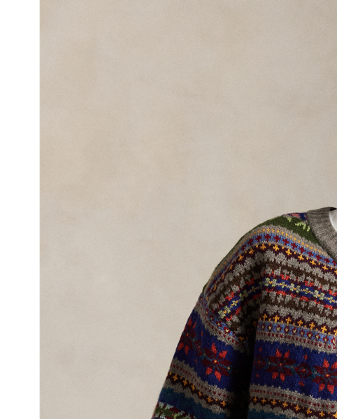 Jacquard-knit with a multicoloured Fair Isle-inspired motif, this buttoned cardigan is made from a blend of worsted wool and cotton yarns for a soft, refined surface.