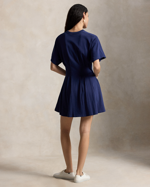 Abito a Maglietta in Jersey di Cotone Ralph Lauren