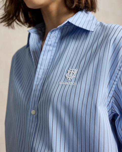 Camicia Oversize-Fit Wimbledon in Cotone - Ralph Lauren