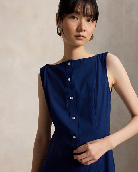 Abito a Pannelli in Cotone Ralph Lauren - Eleganza Unica