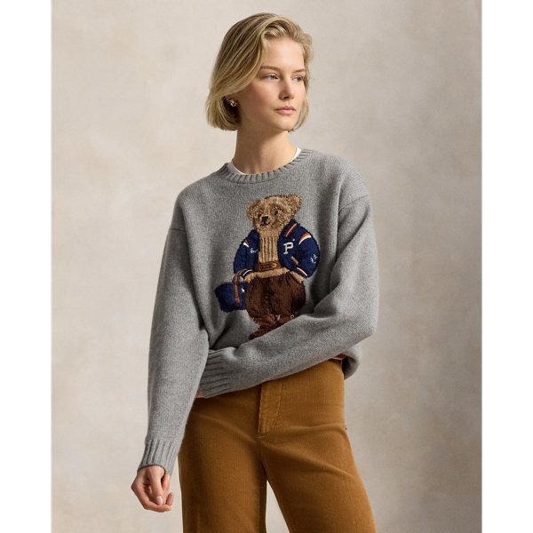 Maglia Polo Bear in lana e cashmere Ralph Lauren