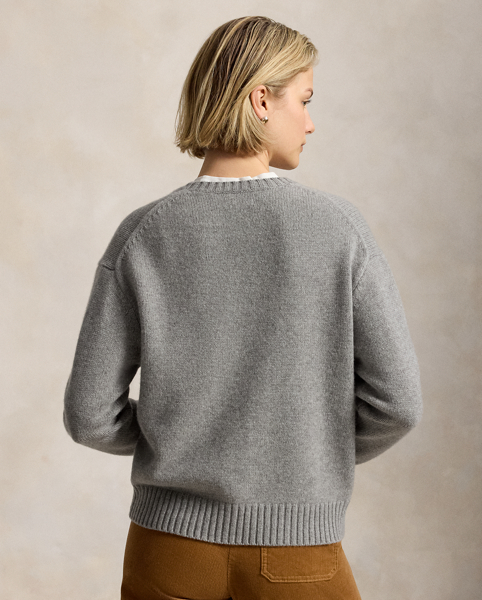 Maglia Polo Bear in lana e cashmere Ralph Lauren