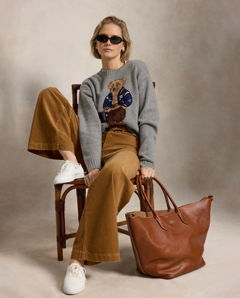 Maglia Polo Bear in lana e cashmere Ralph Lauren