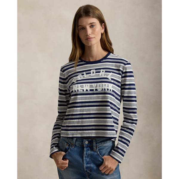 Maglietta a Righe Ralph Lauren: Stile e Comfort