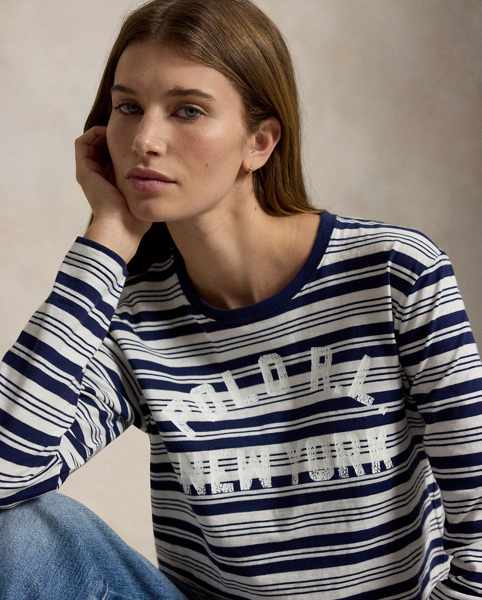 Maglietta a Righe Ralph Lauren: Stile e Comfort