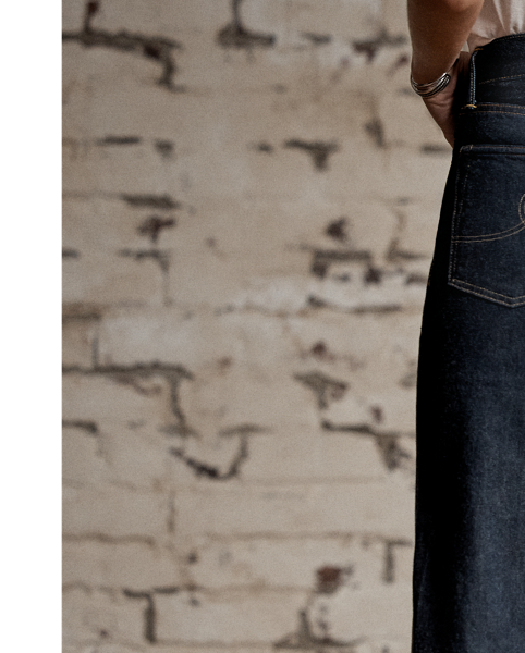 Mid-rise, straight-fitting jeans made from 11.75 oz. Japanese denim with extra stretch. Late '60s construction and detailing. Zip fly. Dyed with true indigo.