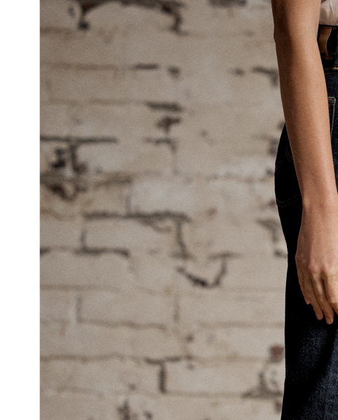 Mid-rise, straight-fitting jeans made from 11.75 oz. Japanese denim with extra stretch. Late '60s construction and detailing. Zip fly. Dyed with true indigo.