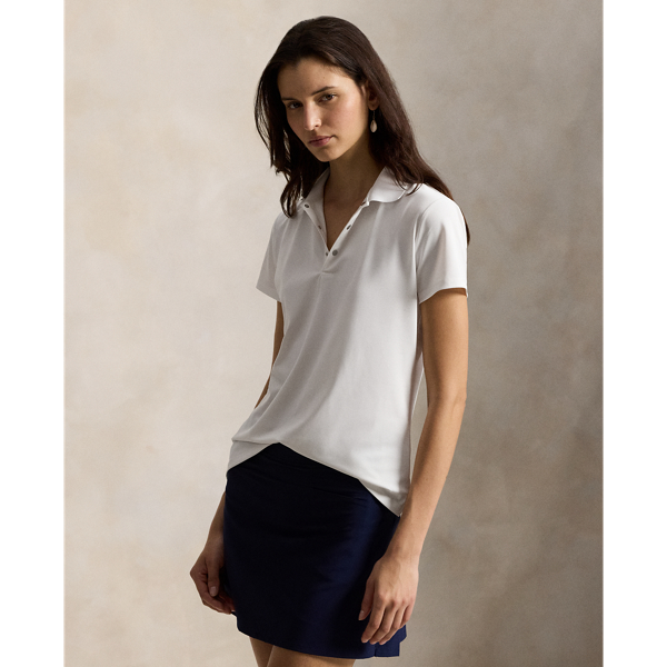 This version of our Tailored Fit Golf Polo is made from our signature stretch piqué and printed with the "RLX" logo on the right shoulder.