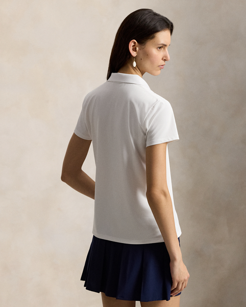 This version of our Tailored Fit Golf Polo is made from our signature stretch piqué and printed with the "RLX" logo on the right shoulder.