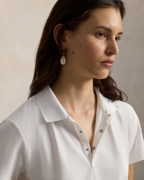 This version of our Tailored Fit Golf Polo is made from our signature stretch piqué and printed with the "RLX" logo on the right shoulder.