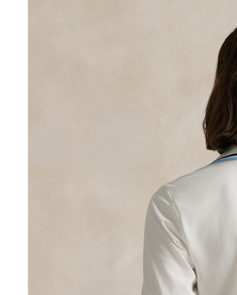 Cricket-inspired striped trim defines this Polo shirt, which is crafted from cotton-blend jersey and washed for softness.