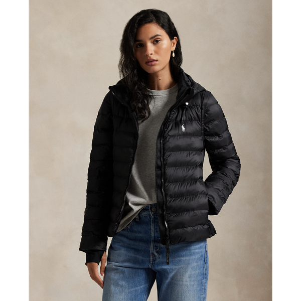 Cut for a straight fit, this versatile jacket features an insulating channel-quilted construction with water-resistant properties and a convertible design – the sleeves and hood can be detached to transform it from a jacket to a gilet. Crafted from durable ripstop, it's detailed with a two-way zip placket, thumbholes on the knit cuffs, our signature embroidered Pony on the left chest and an "RLX" logo on the right shoulder.