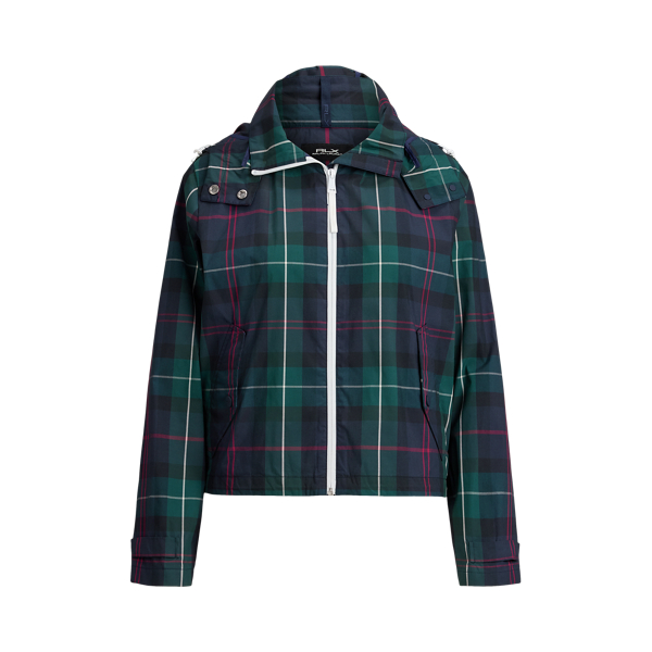 Plaid Hooded Rain Jacket - RLX - Modalova