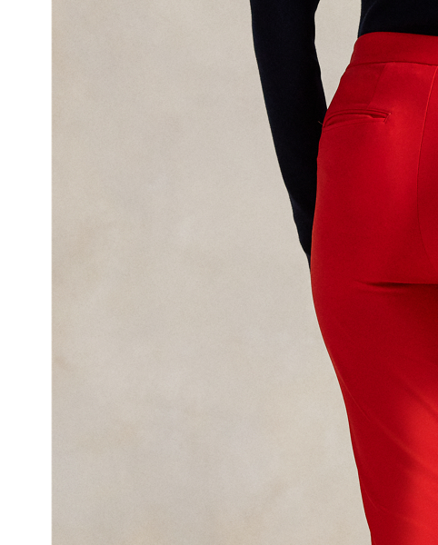 These slim-fitting trousers are cut from stretch twill fabric with a hint of stretch for comfort and ease of movement.