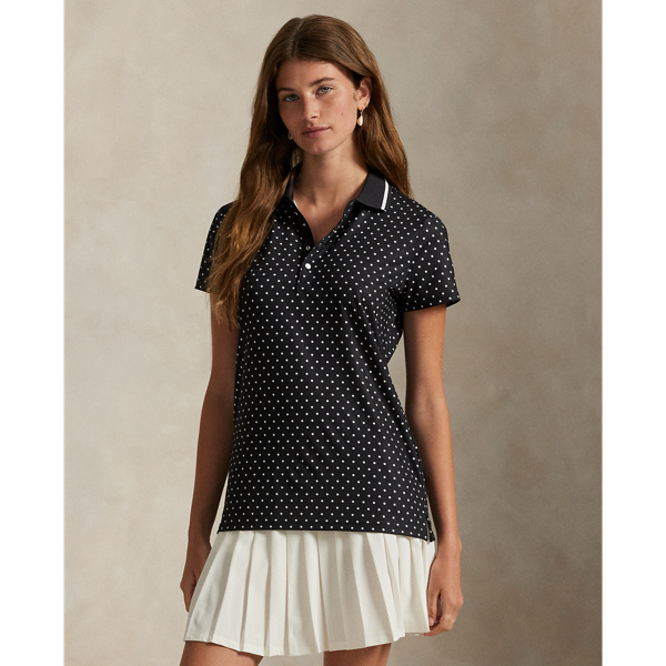 Made from stretch-jersey fabric, this Tailored Fit Polo shirt features a polka-dot print and our signature "RLX" logo in printed and engraved forms.