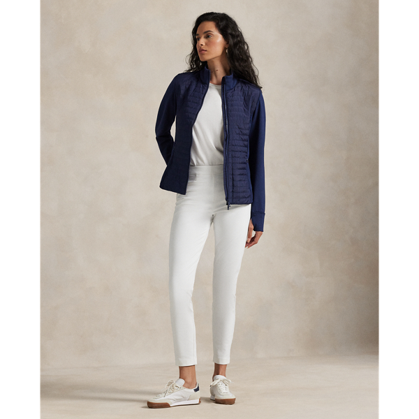 These slim-fitting trousers are cut from stretch dobby fabric with a hint of stretch for comfort and ease of movement.