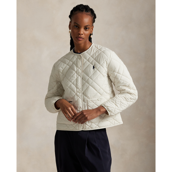 Made from water-repellent fabric, this diamond-quilted jacket has a light fill for season-spanning warmth and is adorned with our signature embroidered Pony as well as an "RLX" metal pin on the pocket.