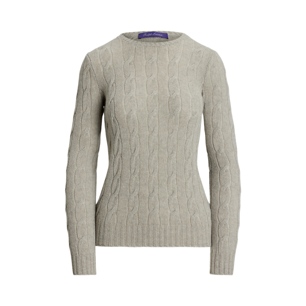 Pull col rond torsadé en cachemire - Collection - Modalova
