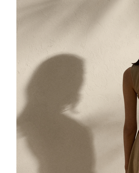 Crafted in Italy from 100% cotton gabardine – a compact yet supple fabrication, which strikes the perfect balance between structure and a soft, lightweight hand feel – the Renna dress is cut for a calf-grazing A-line silhouette and features utility-inspired lace-up detailing on the bodice.