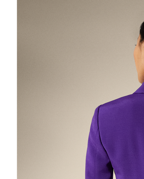 Crafted with a noble wool-and-silk blend – a fabrication selected for its structured hand – the Desmond jacket redefines the classic double-breasted silhouette with a shaped waist and genuine mother-of-pearl buttons.