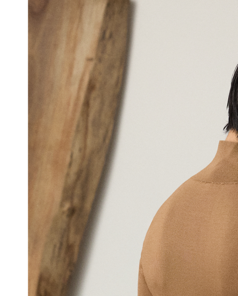 A timeless wardrobe staple,  Ralph Lauren Lauren Collection puts a luxurious spin on the mockneck jumper with a stretch-infused silk jersey fabrication and a slim fit.