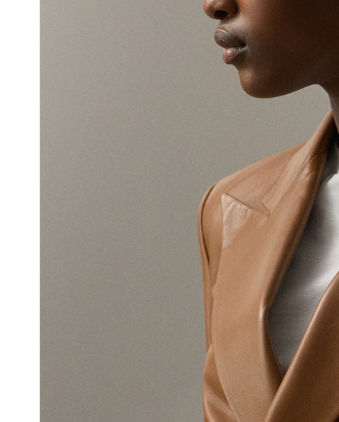 Debuted as a men's sporting style in 19th-century Britain, the double-breasted jacket is one of  Ralph Lauren Lauren's enduring signatures. Accented with our "RL" and crown-engraved polished buttons, this version of the iconic Camden is crafted in Italy from supple nappa lambskin and lined with a signature jacquard fabric.