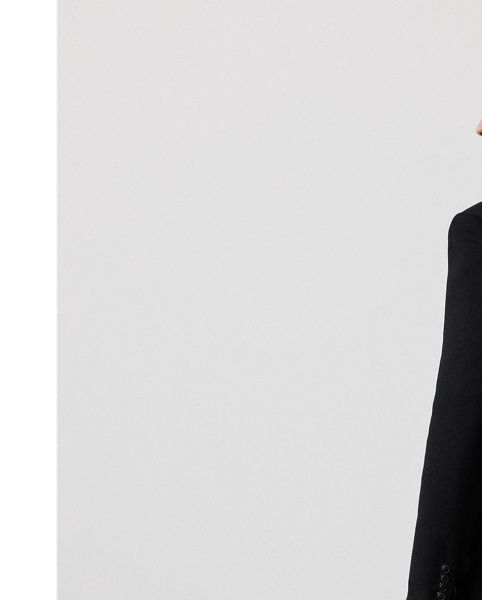 The Anthony is  Ralph Lauren Lauren Collection's romantic interpretation of the double-breasted coat. Crafted in Italy with lightweight, double-faced wool with a hint of cashmere, this slim coat is cut for an ankle-grazing A-line silhouette and traditionally tailored with waist darts, flapped pockets and a velvet collar. Genuine horn buttons custom-developed with  Ralph Lauren Lauren's logo complete the look.