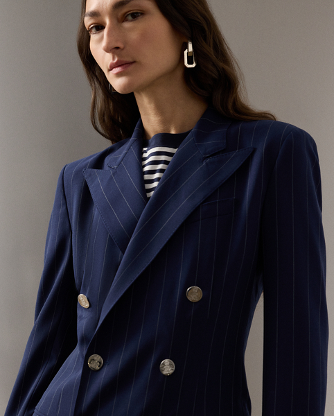 Abito da Giorno Camden in Lana a Righe - Ralph Lauren