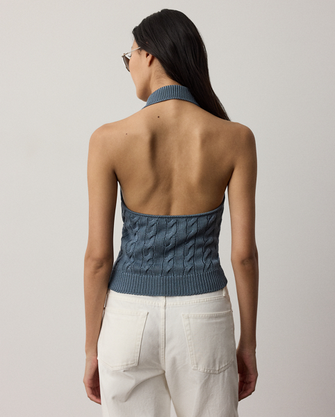 Maglia Polo a Trecce Halter Ralph Lauren - Eleganza Estiva