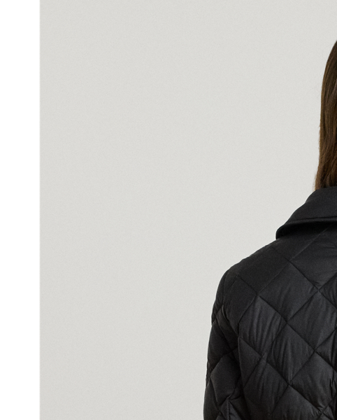 Lauren  Ralph Lauren Lauren reimagines the iconic trench coat with an insulated, diamond-quilted construction. A self-belt highlights the waist, while "Lauren  Ralph Lauren Lauren"-engraved horn-effect buttons add a signature finish.