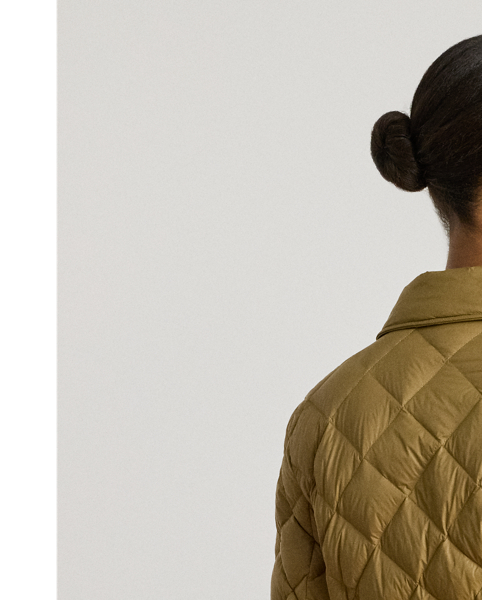 Lauren  Ralph Lauren Lauren reimagines the iconic trench coat with an insulated, diamond-quilted construction. A self-belt highlights the waist, while "Lauren  Ralph Lauren Lauren"-engraved horn-effect buttons add a signature finish.