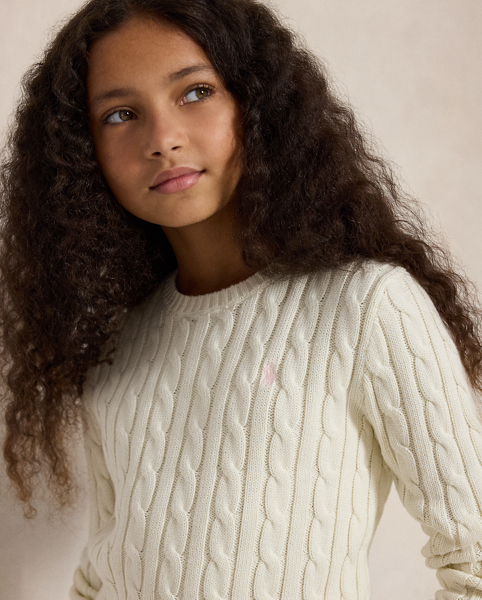 Maglia in Cotone a Trecce Ralph Lauren - Stile Unico