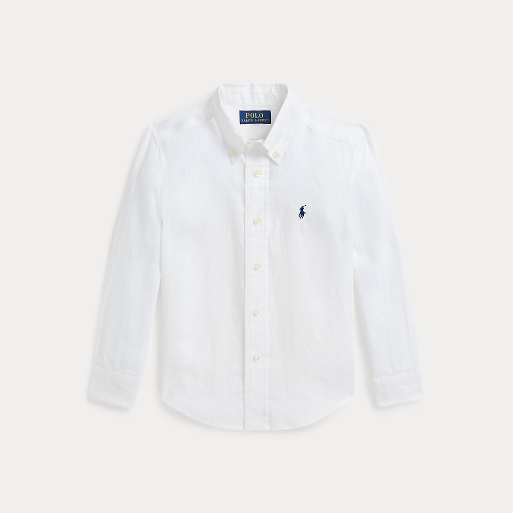 Polo Ralph Lauren Linen Shirt In White