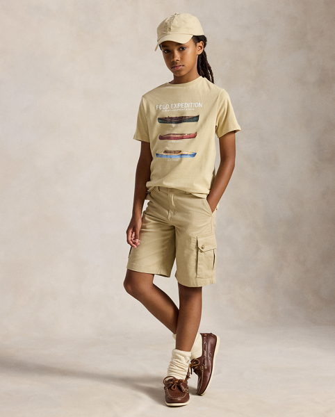 Maglietta Ralph Lauren in Cotone con Grafica Unica