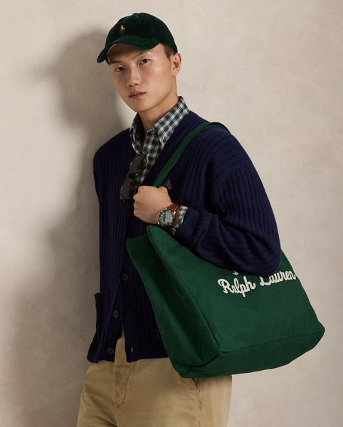 Tote in Tela Ricamata Ralph Lauren - Eleganza e Spazio