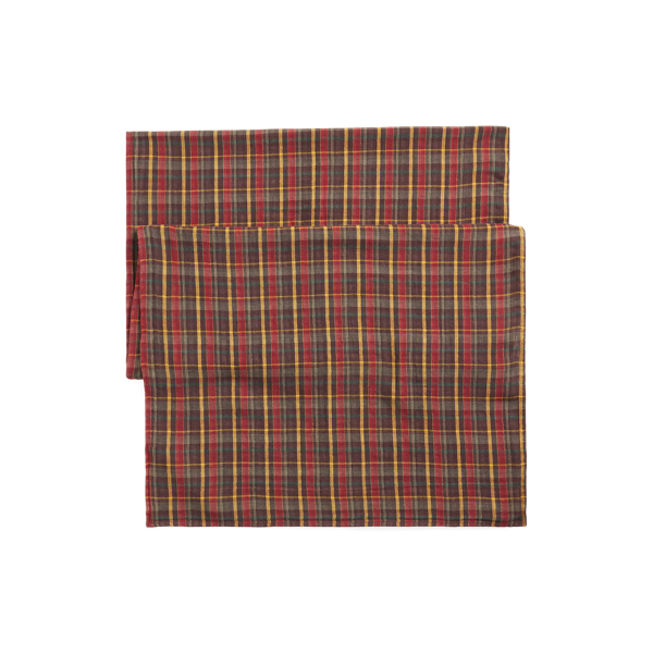 Foulard écossais en coton double face - RRL - Modalova